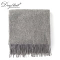 Super Soft Unisex Pashmina Shawl Grey Color Cashmere Scarf For Women And Men